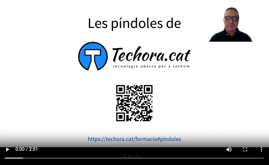 Captura de pantalla de la primera píndola.